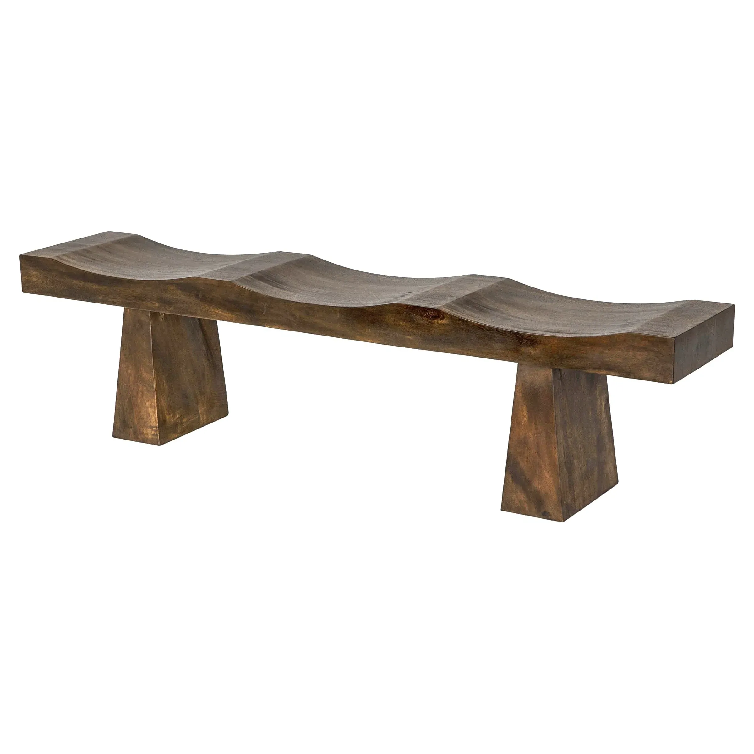 Haru Wood Bench - Brown