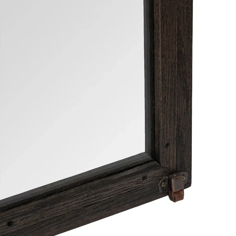 Harvey Arched Display Cabinet - Brown, Oak