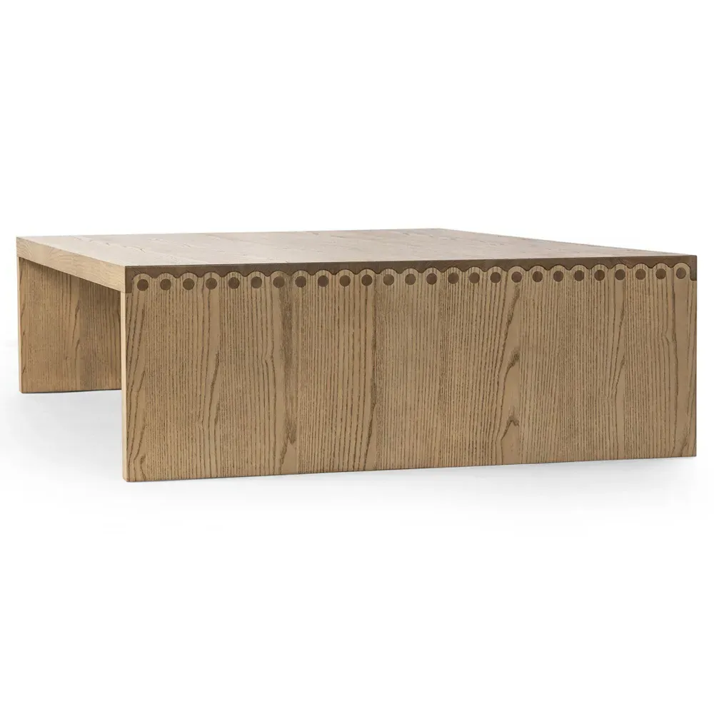 Hathaway Thick Coffee Table - Toasted Ash