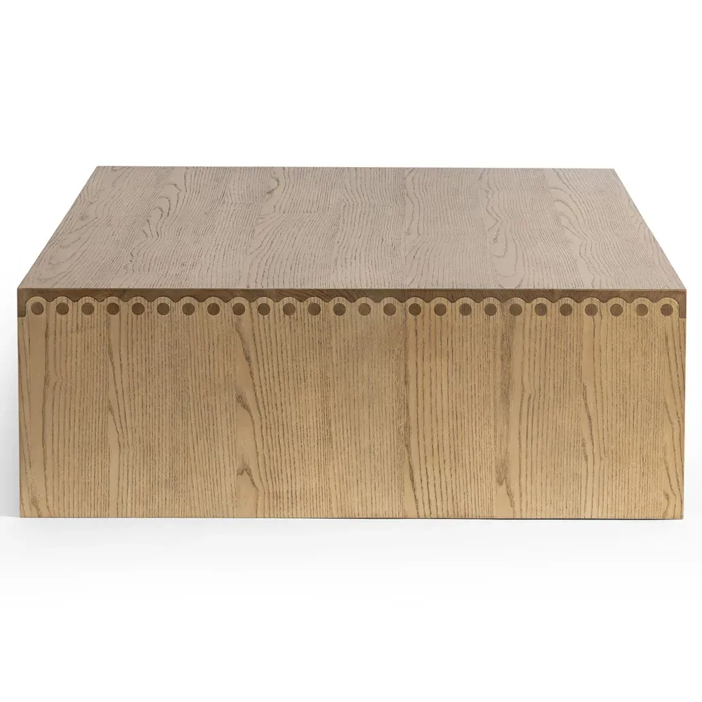 Hathaway Thick Coffee Table - Toasted Ash