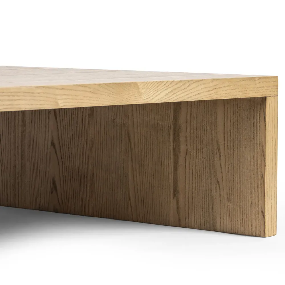 Hathaway Thick Coffee Table - Toasted Ash
