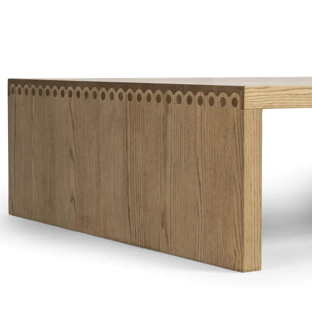 Hathaway Thick Coffee Table - Toasted Ash