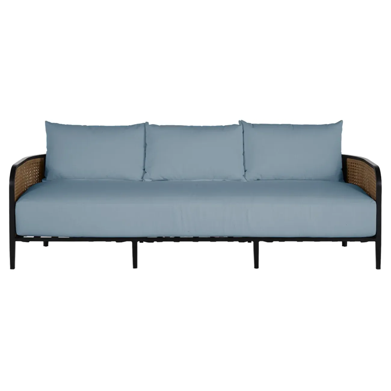 Havana 3-Seater Outdoor Sofa - Blue, Aluminum