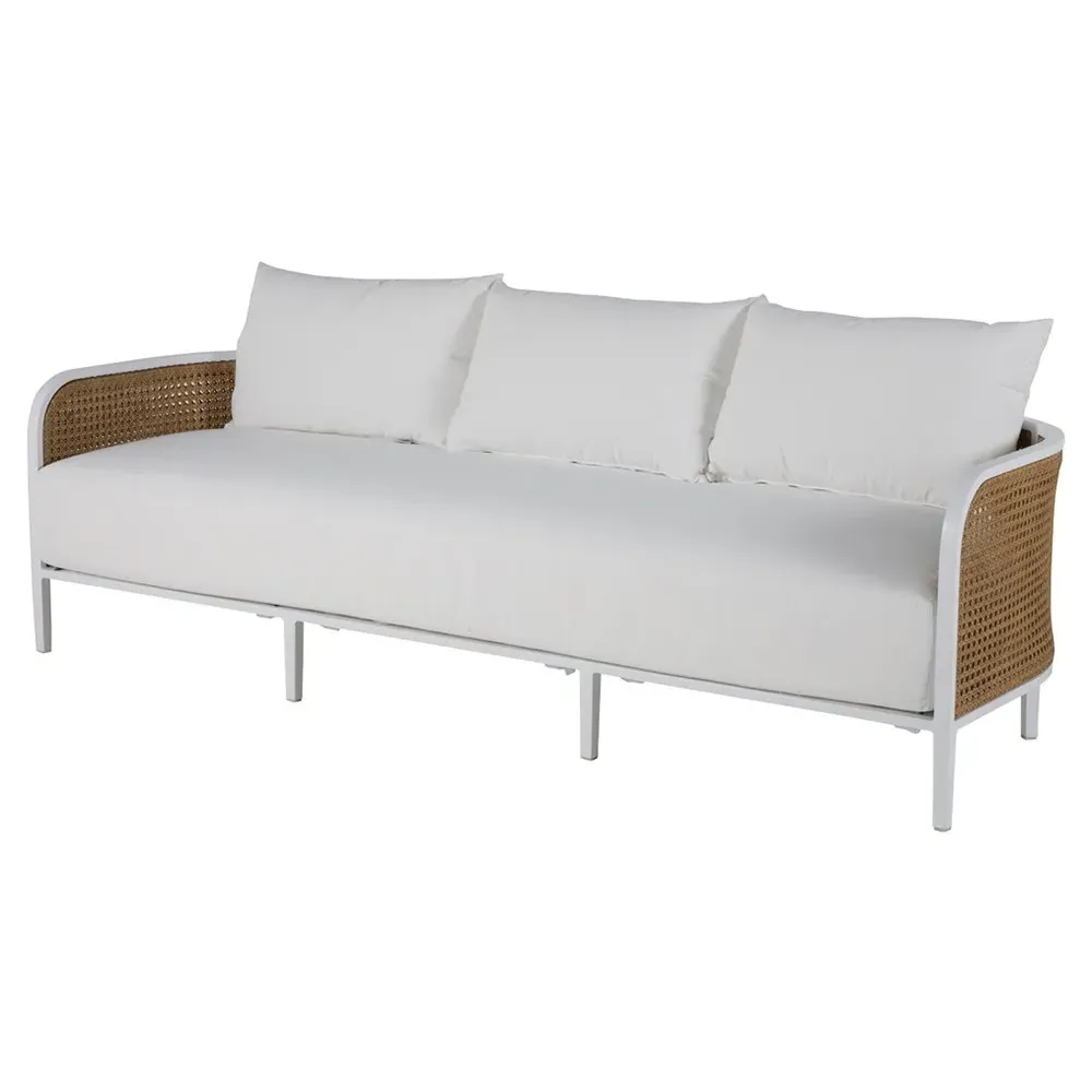 Havana 86-Inch Outdoor Sofa - White