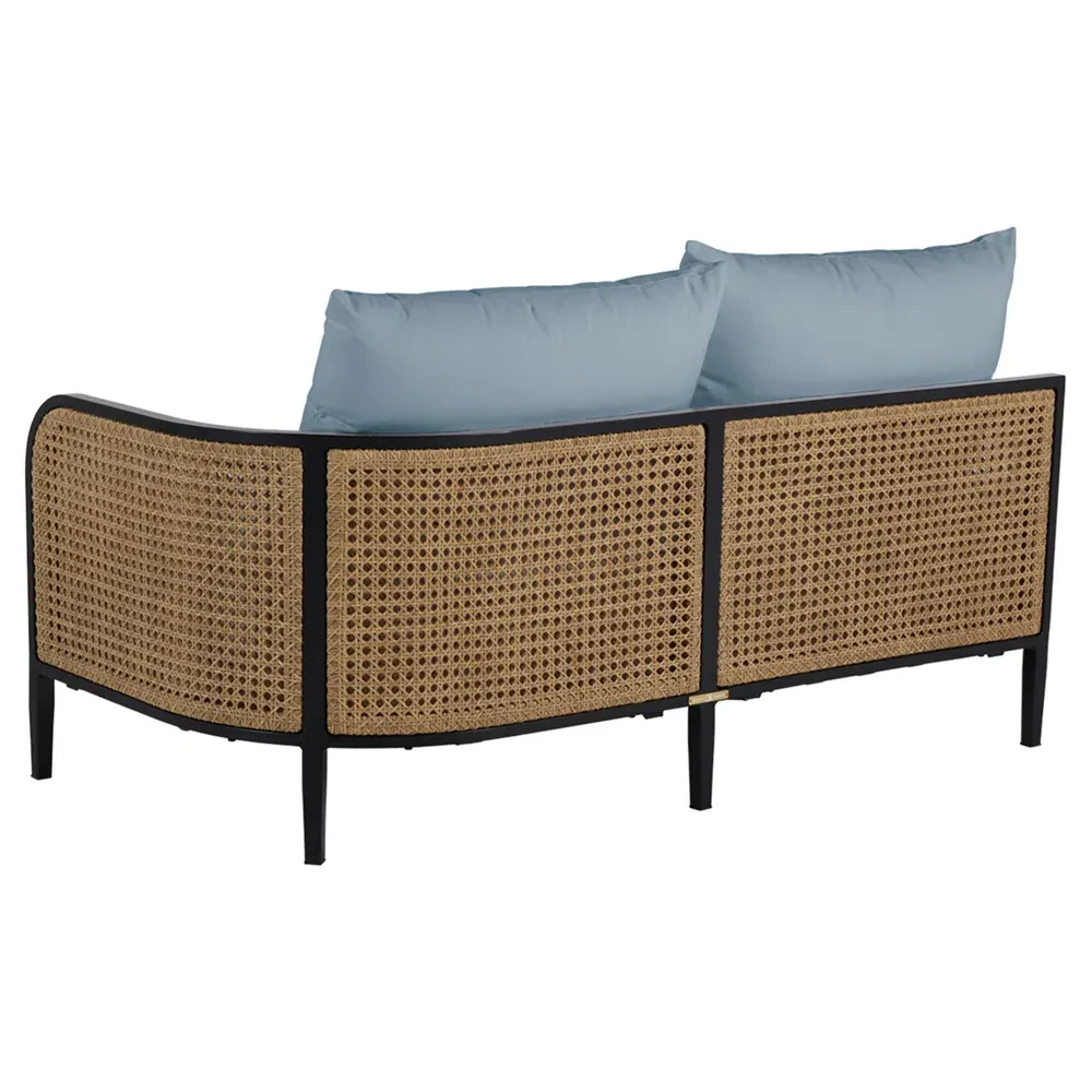 Havana LAF Outdoor Sofa - Blue, Aluminum