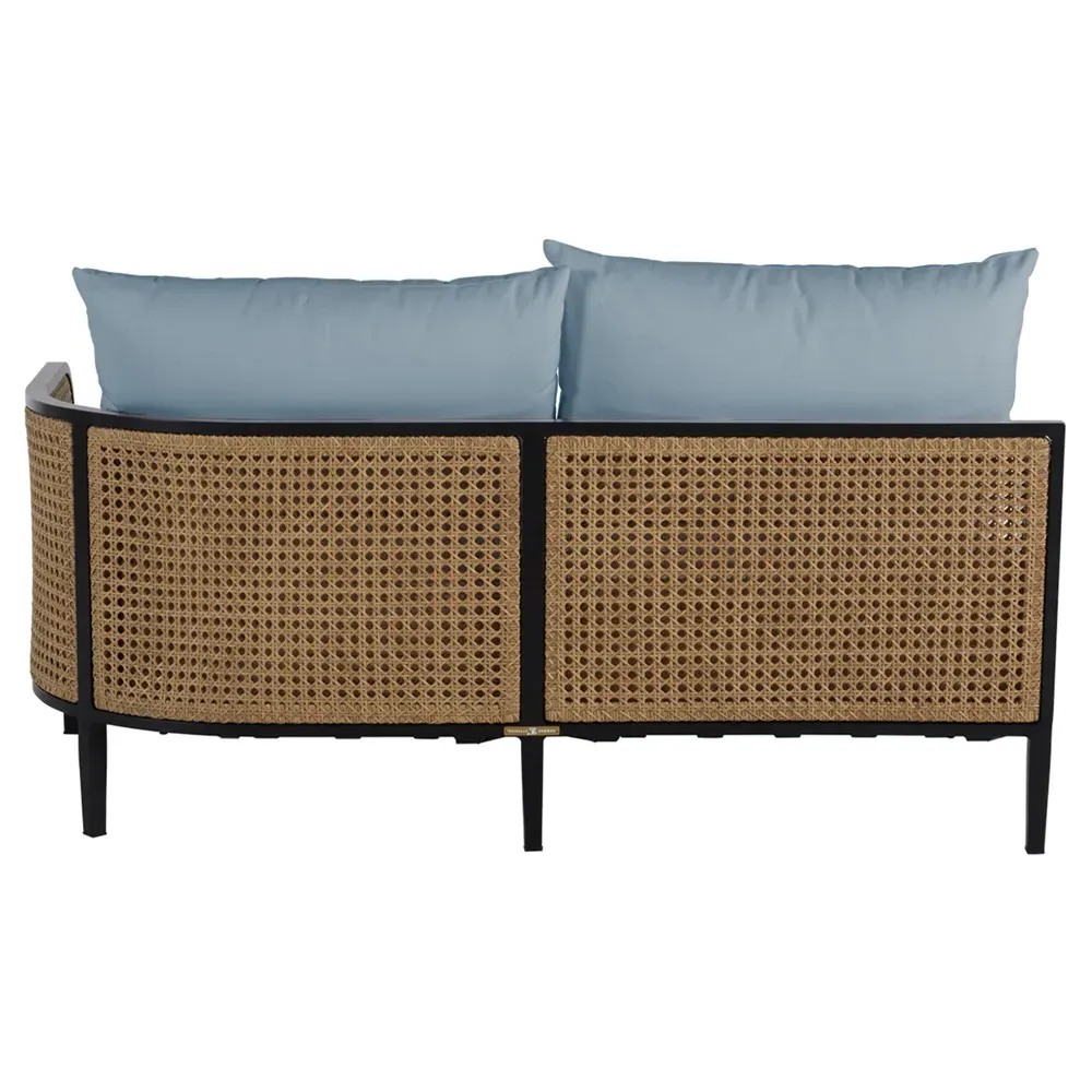 Havana LAF Outdoor Sofa - Blue, Aluminum