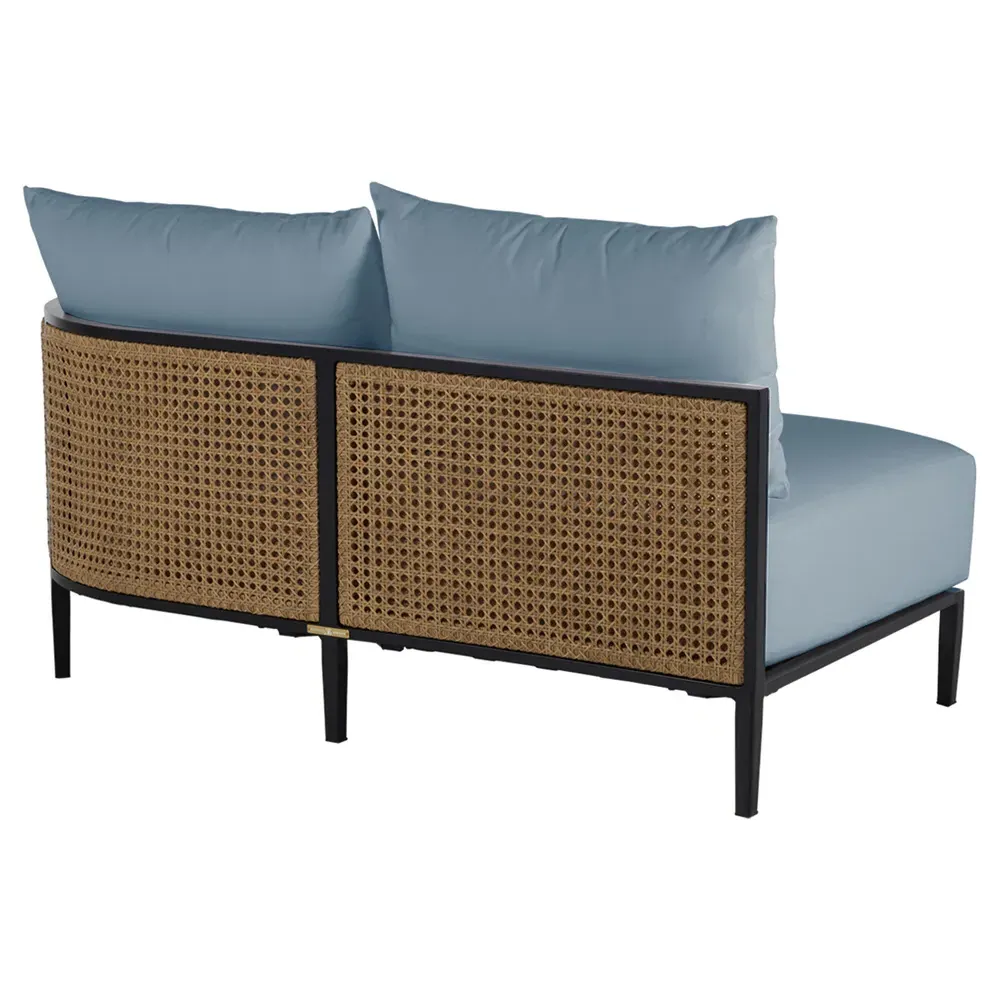 Havana LAF Outdoor Sofa - Blue, Aluminum