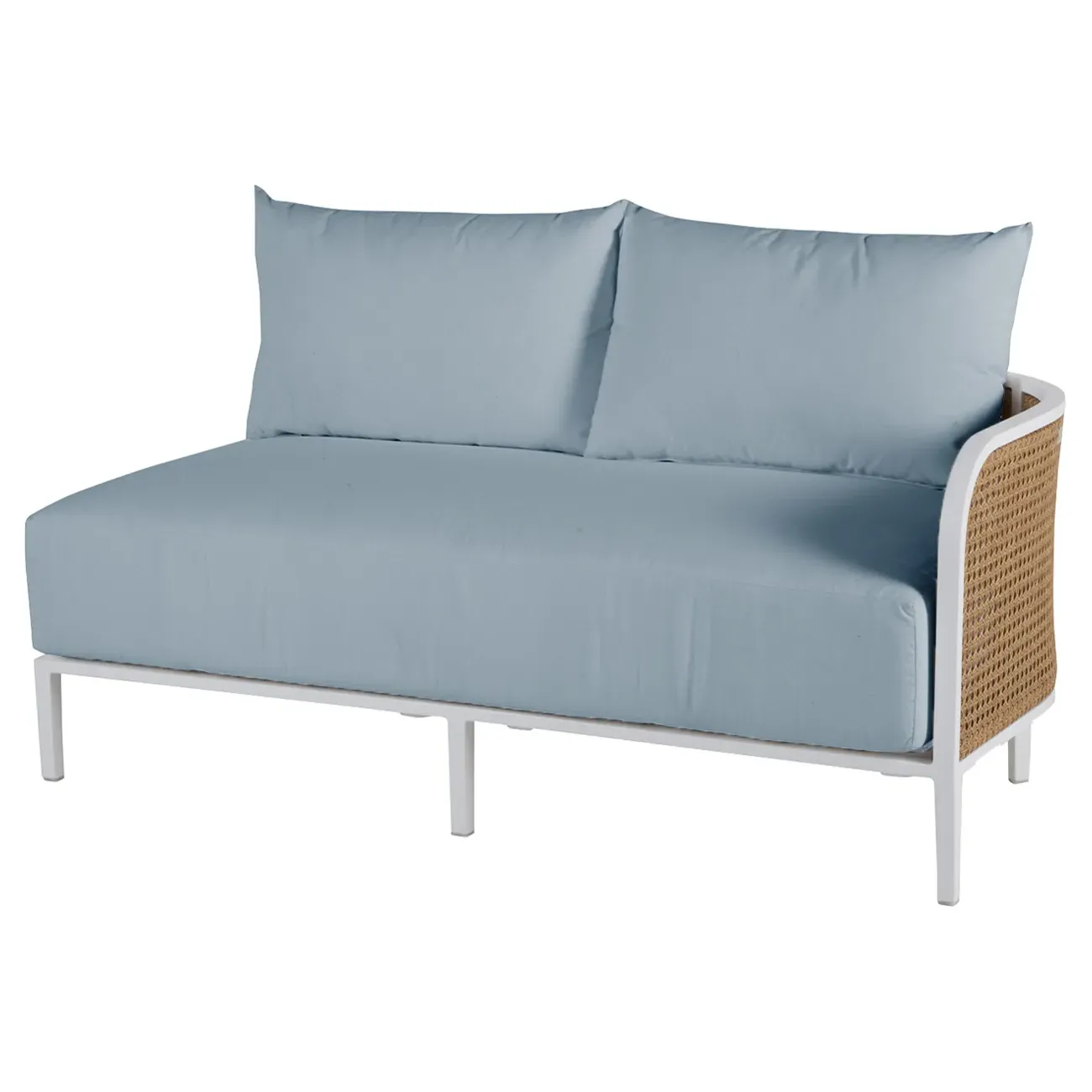 Havana LAF Outdoor Sofa - Blue, Aluminum