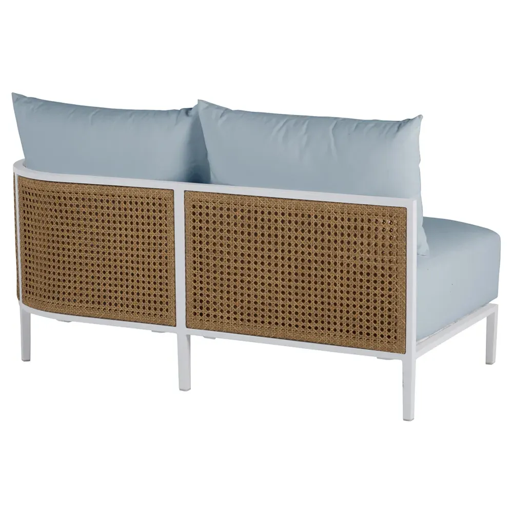 Havana LAF Outdoor Sofa - Blue, Aluminum