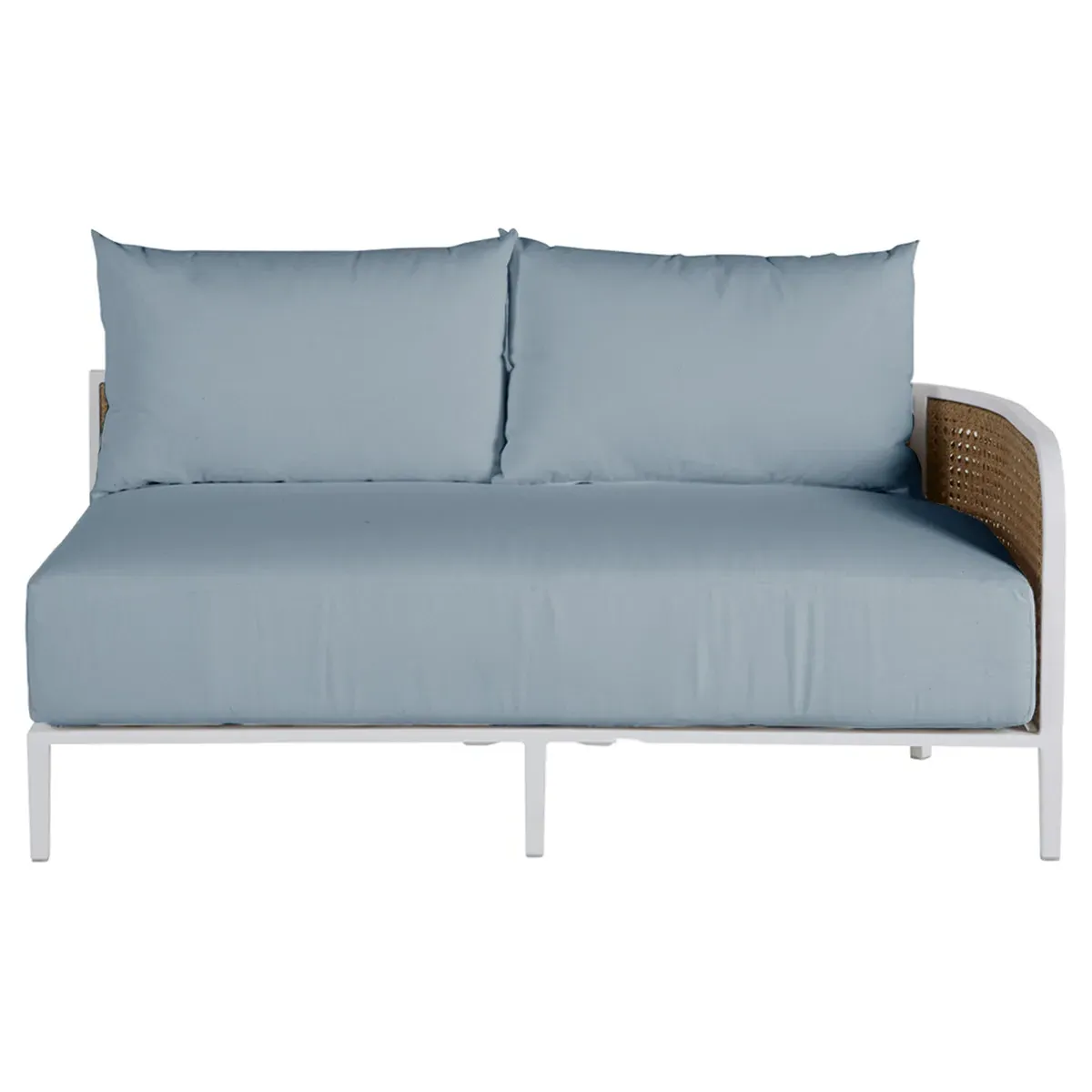 Havana LAF Outdoor Sofa - Blue, Aluminum