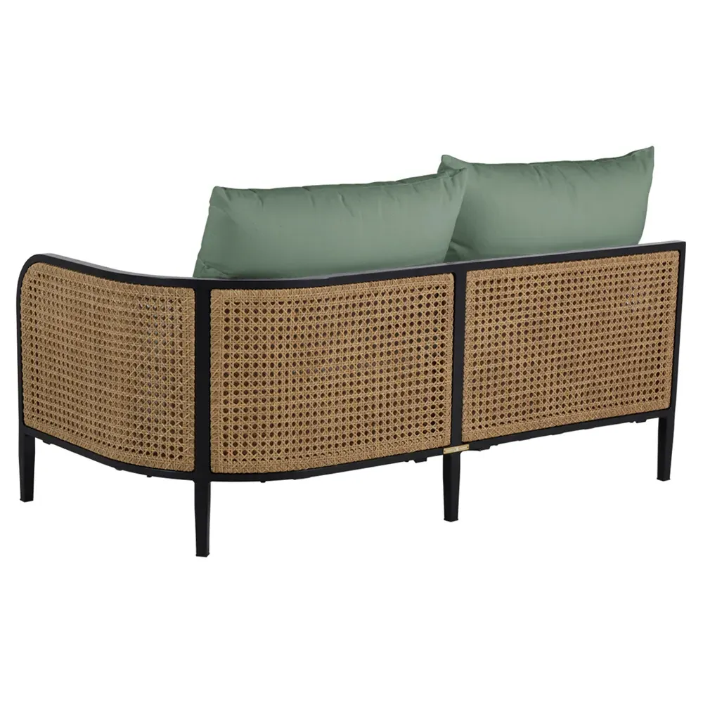 Havana LAF Outdoor Sofa - Green, Aluminum