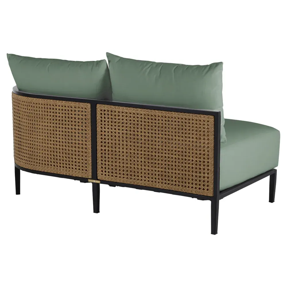 Havana LAF Outdoor Sofa - Green, Aluminum