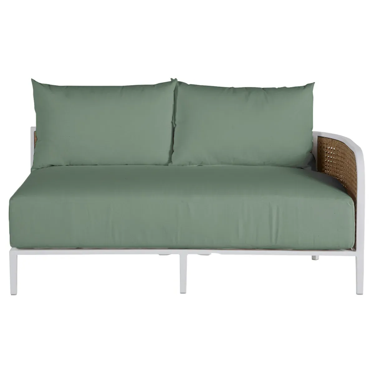 Havana LAF Outdoor Sofa - Green, Aluminum