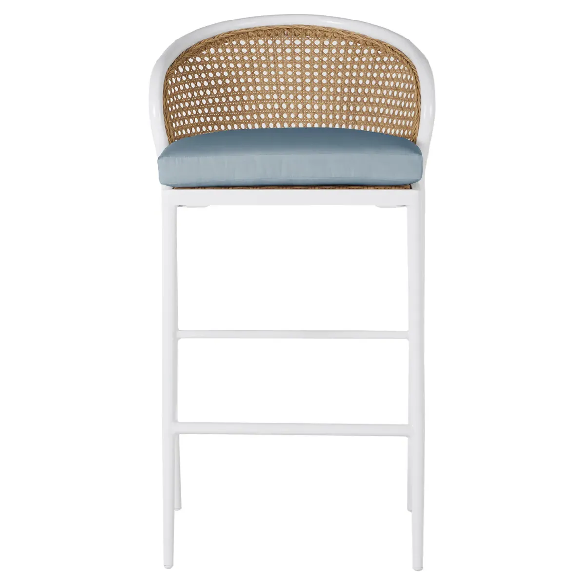 Havana Outdoor Counter Stool - White, Aluminum image