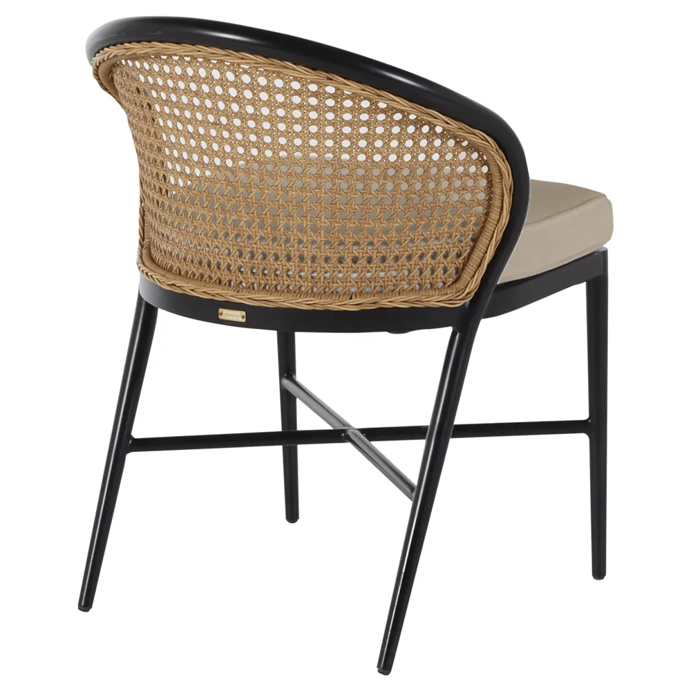 Havana Outdoor Dining Chair - Beige, Aluminum