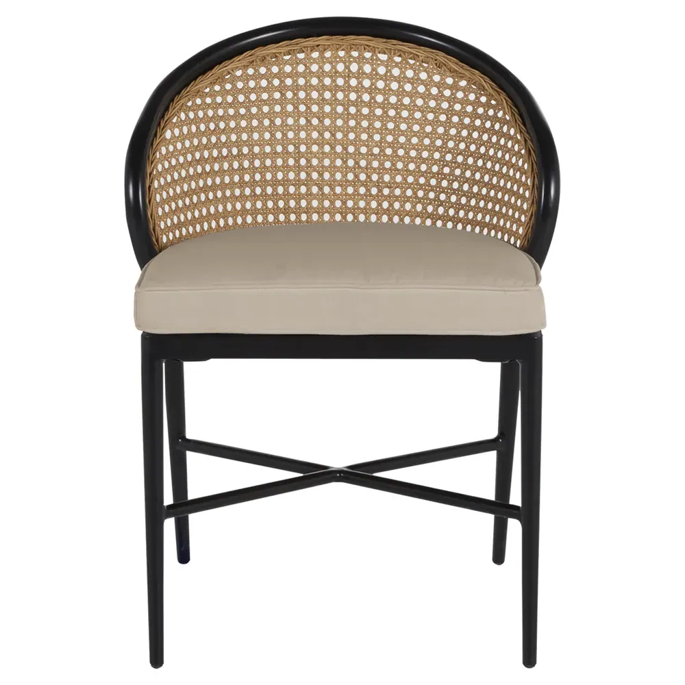 Havana Outdoor Dining Chair - Beige, Aluminum image