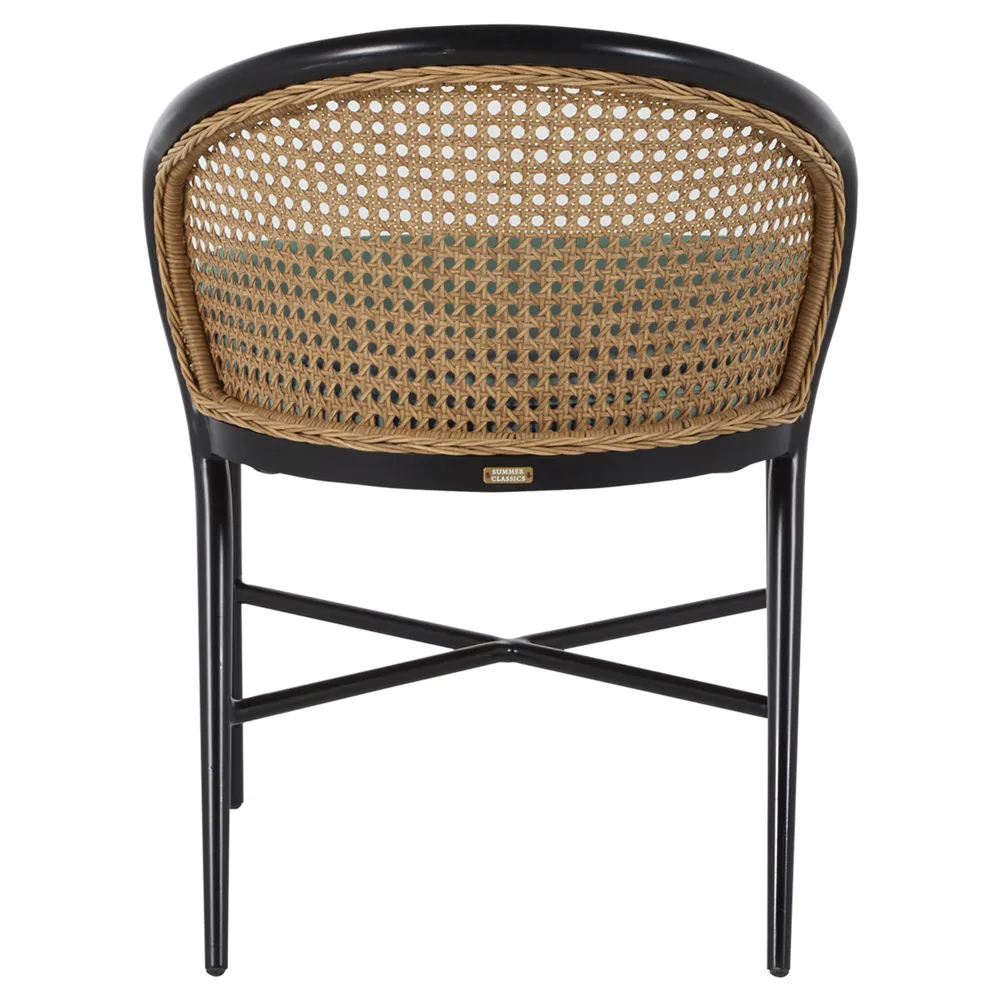 Havana Outdoor Dining Chair - Green, Aluminum