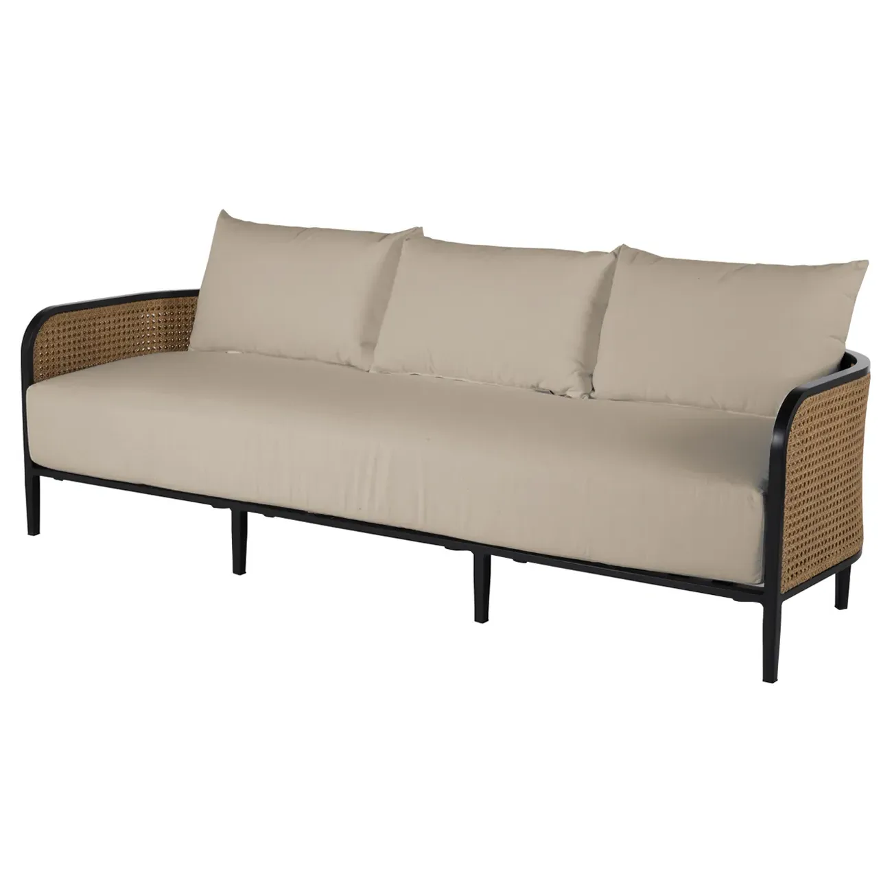 Havana Outdoor Sofa - Black, Beige