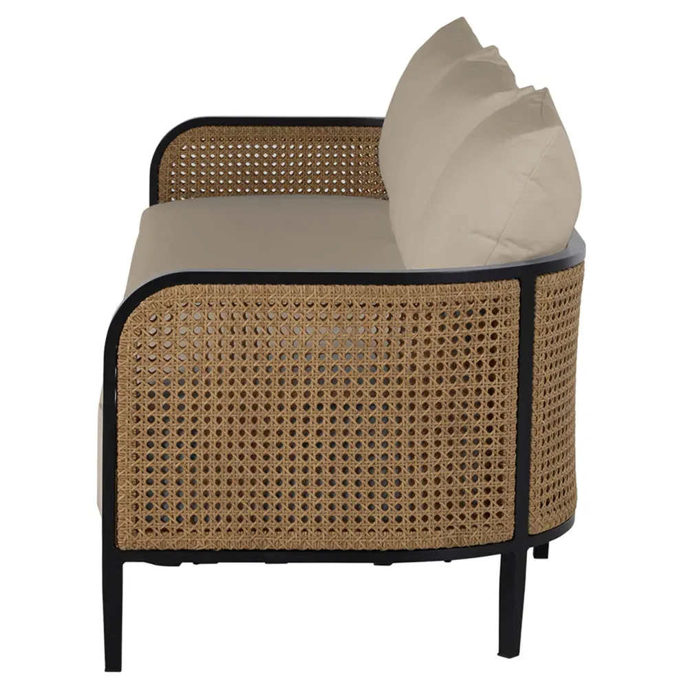 Havana Outdoor Sofa - Black, Beige