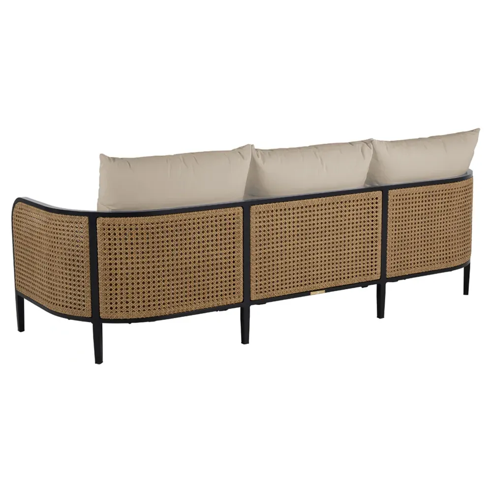 Havana Outdoor Sofa - Black, Beige