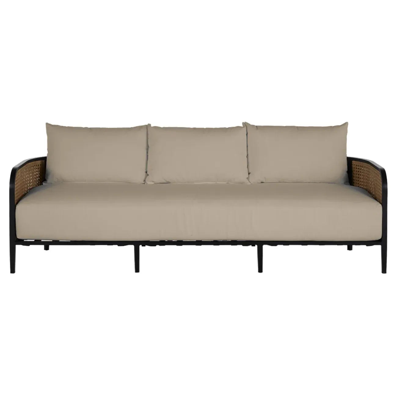 Havana Outdoor Sofa - Black, Beige