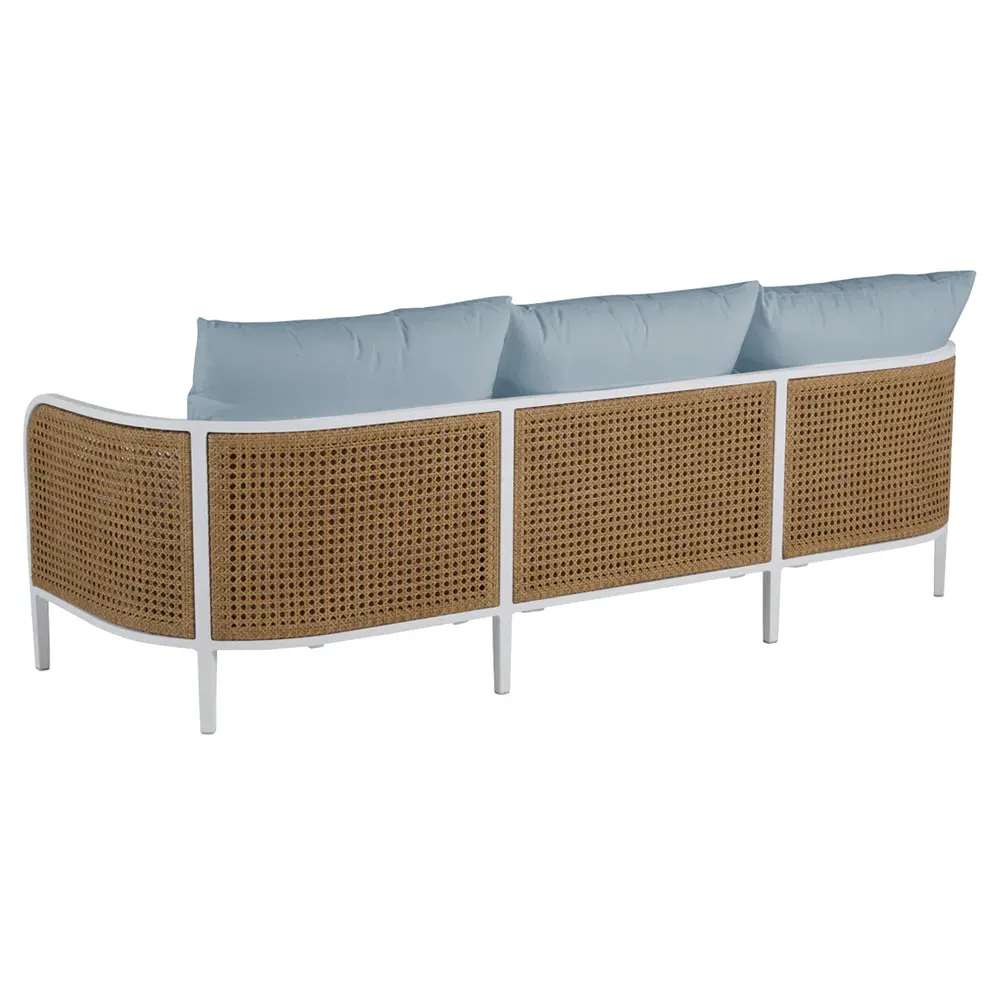 Havana Outdoor Sofa - Blue, Aluminum