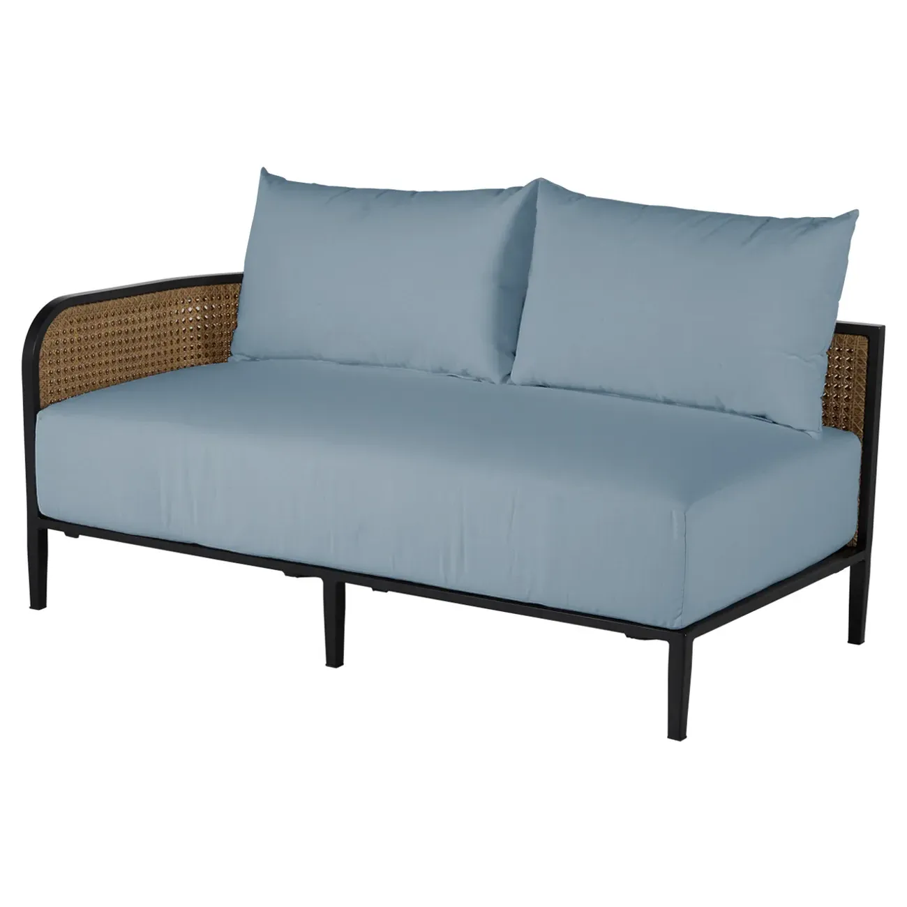 Havana RAF Outdoor Sofa - Blue, Aluminum