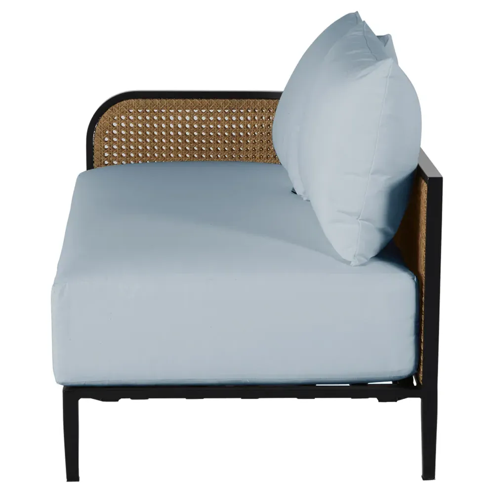 Havana RAF Outdoor Sofa - Blue, Aluminum