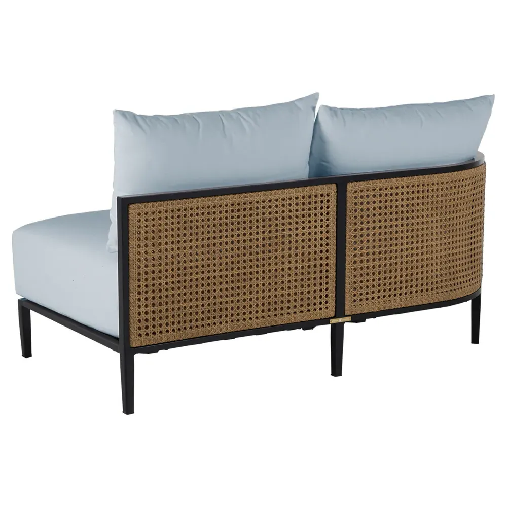 Havana RAF Outdoor Sofa - Blue, Aluminum