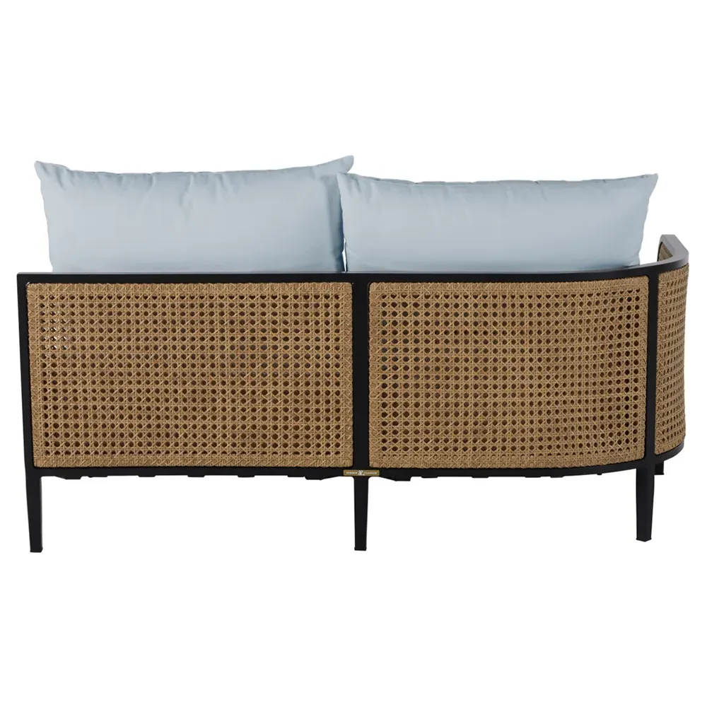 Havana RAF Outdoor Sofa - Blue, Aluminum