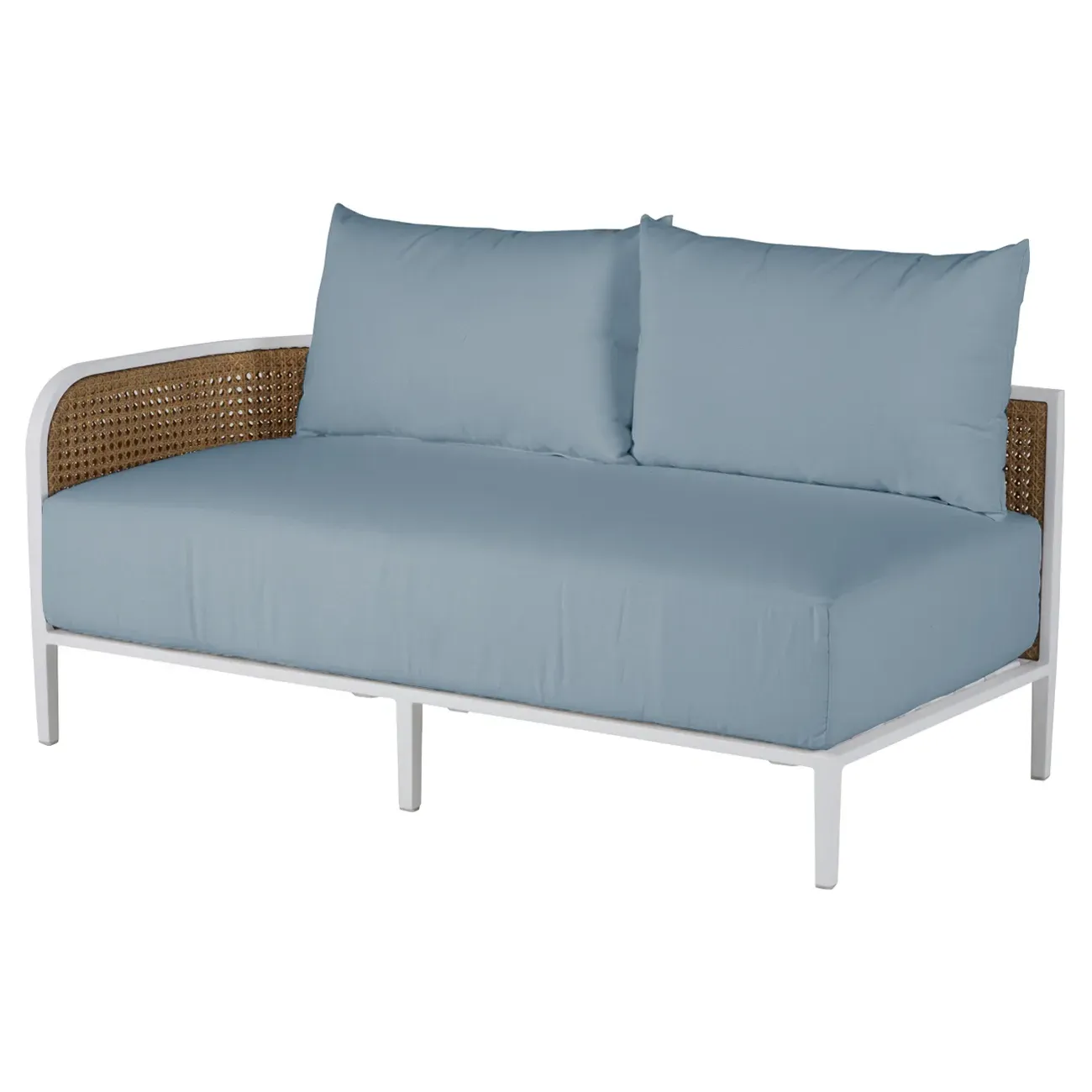 Havana RAF Outdoor Sofa - Blue, Aluminum