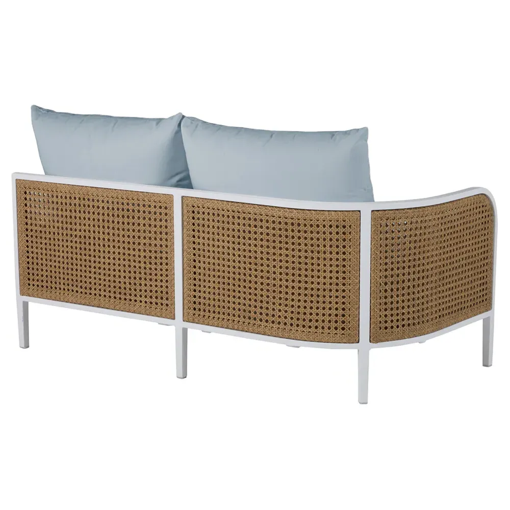 Havana RAF Outdoor Sofa - Blue, Aluminum