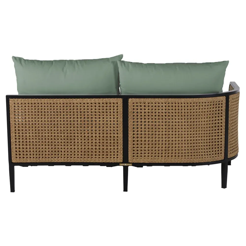 Havana RAF Outdoor Sofa - Green, Aluminum