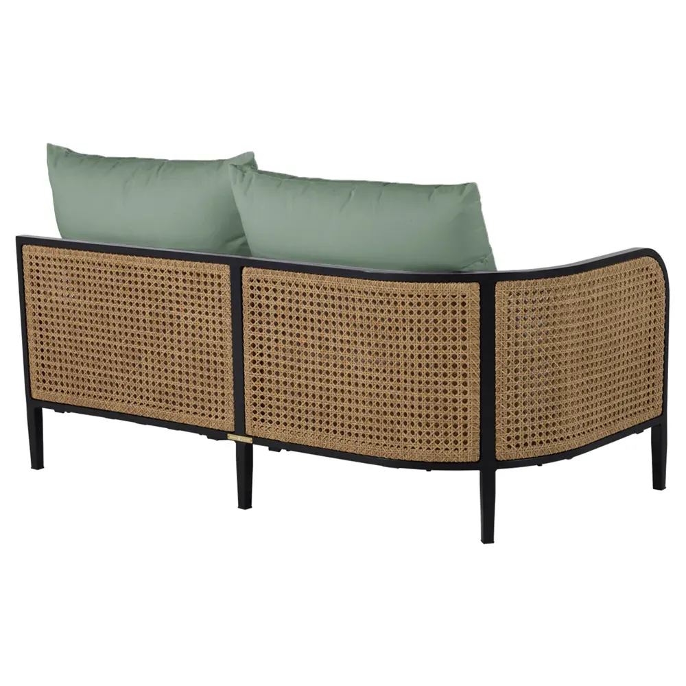 Havana RAF Outdoor Sofa - Green, Aluminum