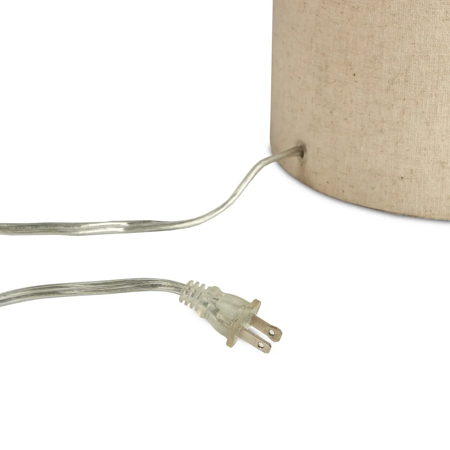 Havelin Mid Century Floor Lamp - Beige, Linen