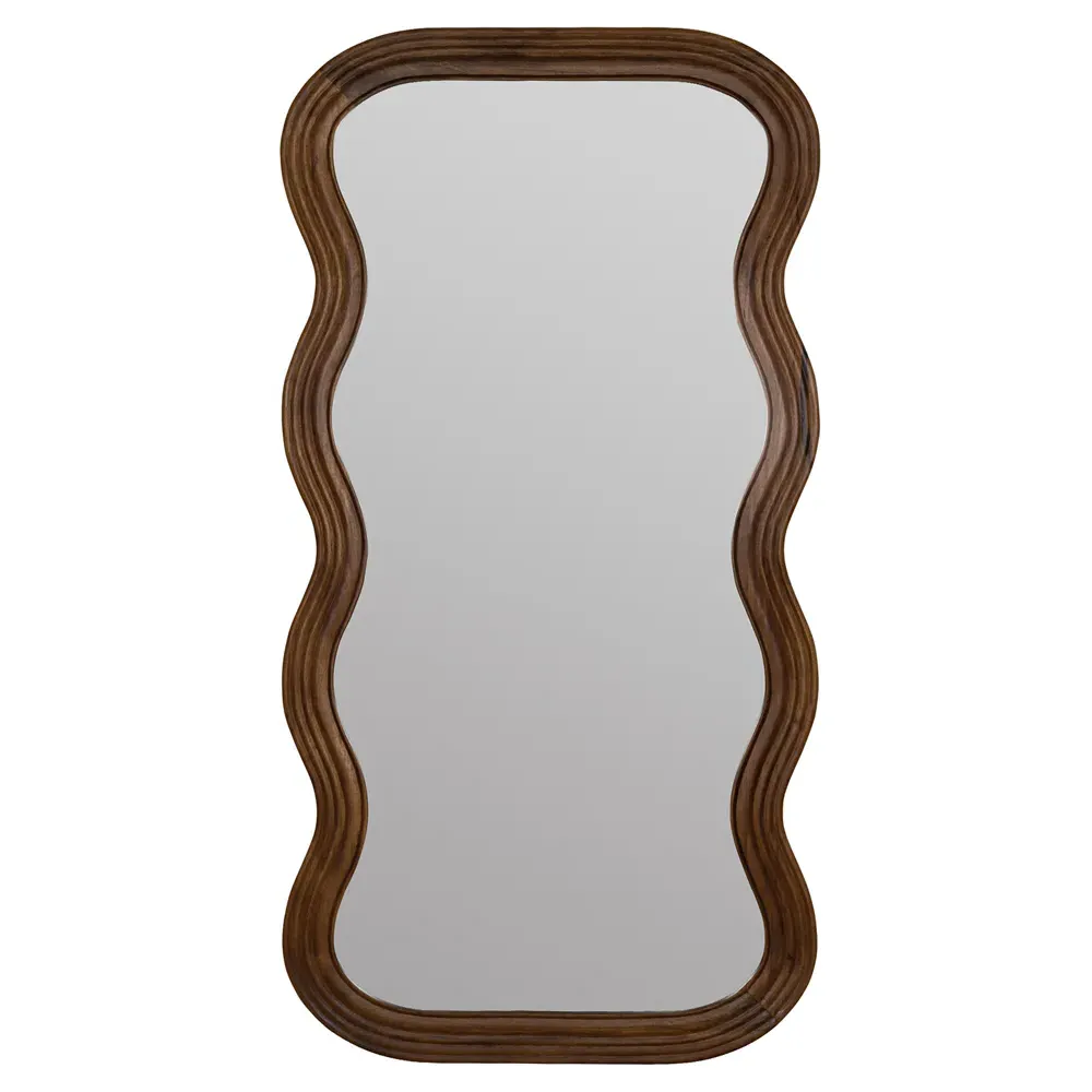 Haven Floor Mirror - Walnut, Mango Wood image