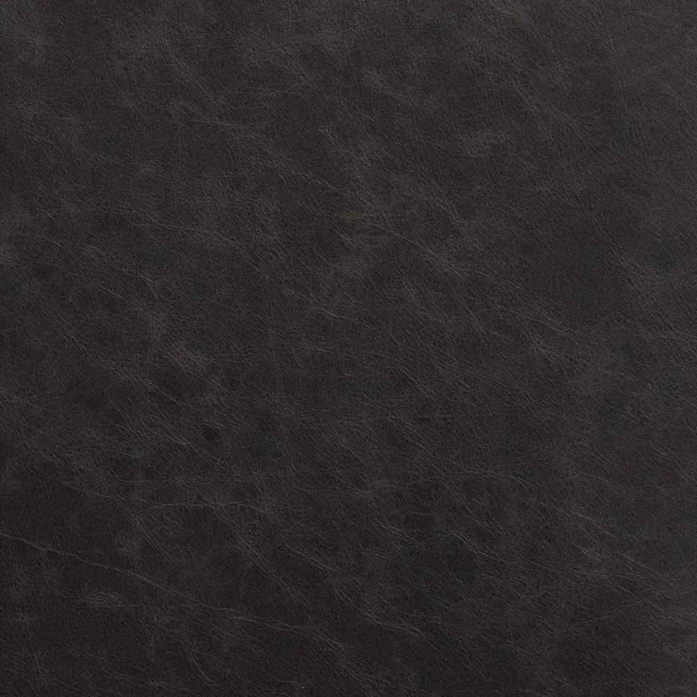 Hawkins Swivel Barrel Chair - Black, Leather