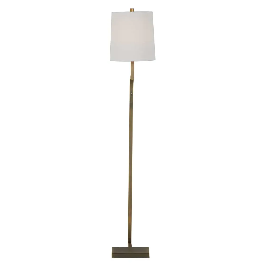 Hawthorne Floor Lamp - White, Iron