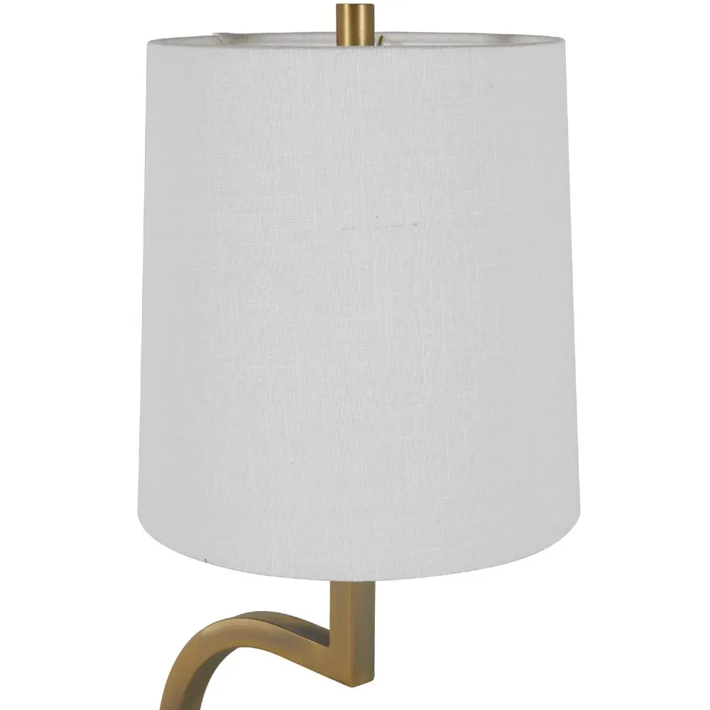 Hawthorne Floor Lamp - White, Iron