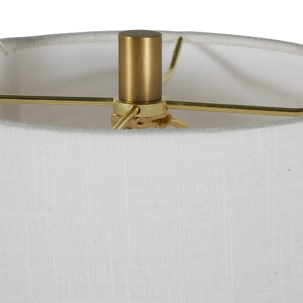 Hawthorne Floor Lamp - White, Iron