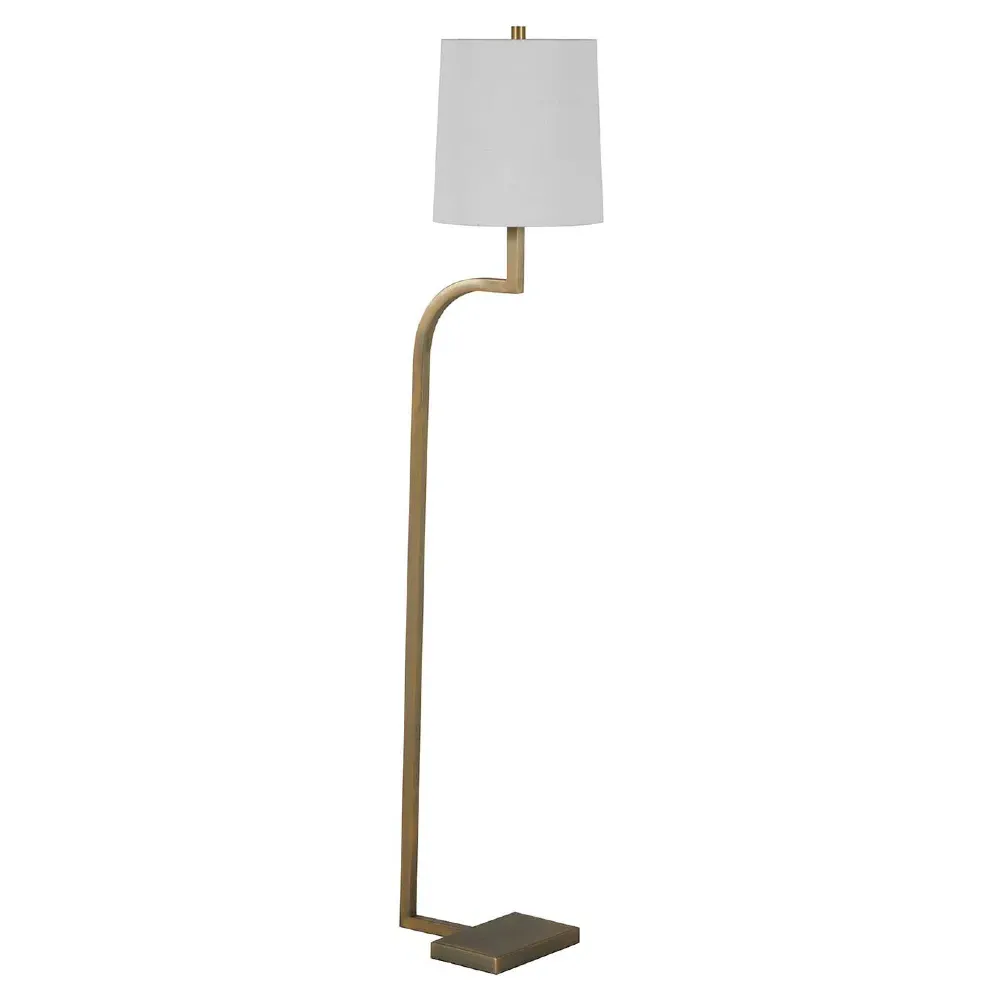 Hawthorne Floor Lamp - White, Iron image