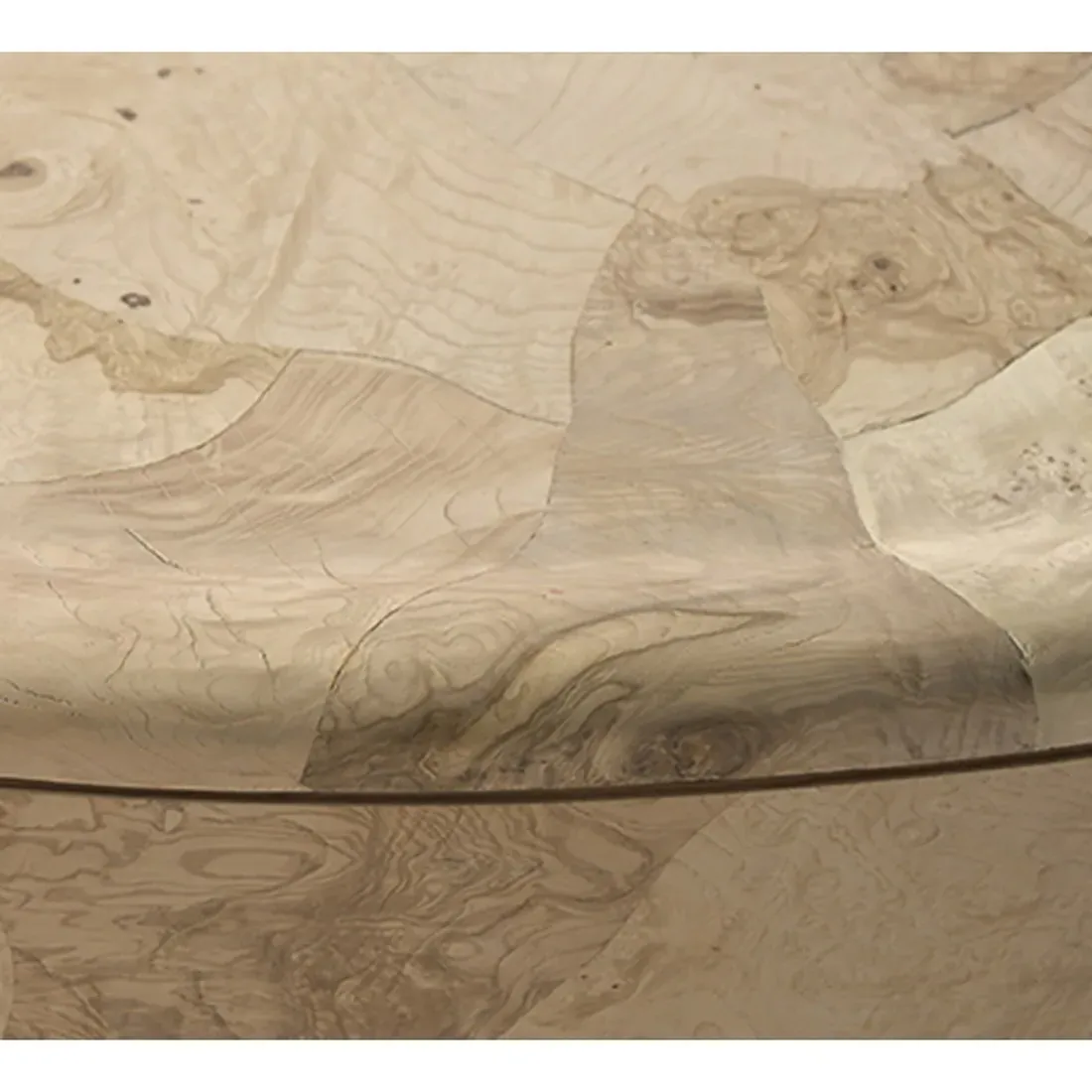 Hayati Coastal Beach Sunbleached Burl Coffee Table - Brown