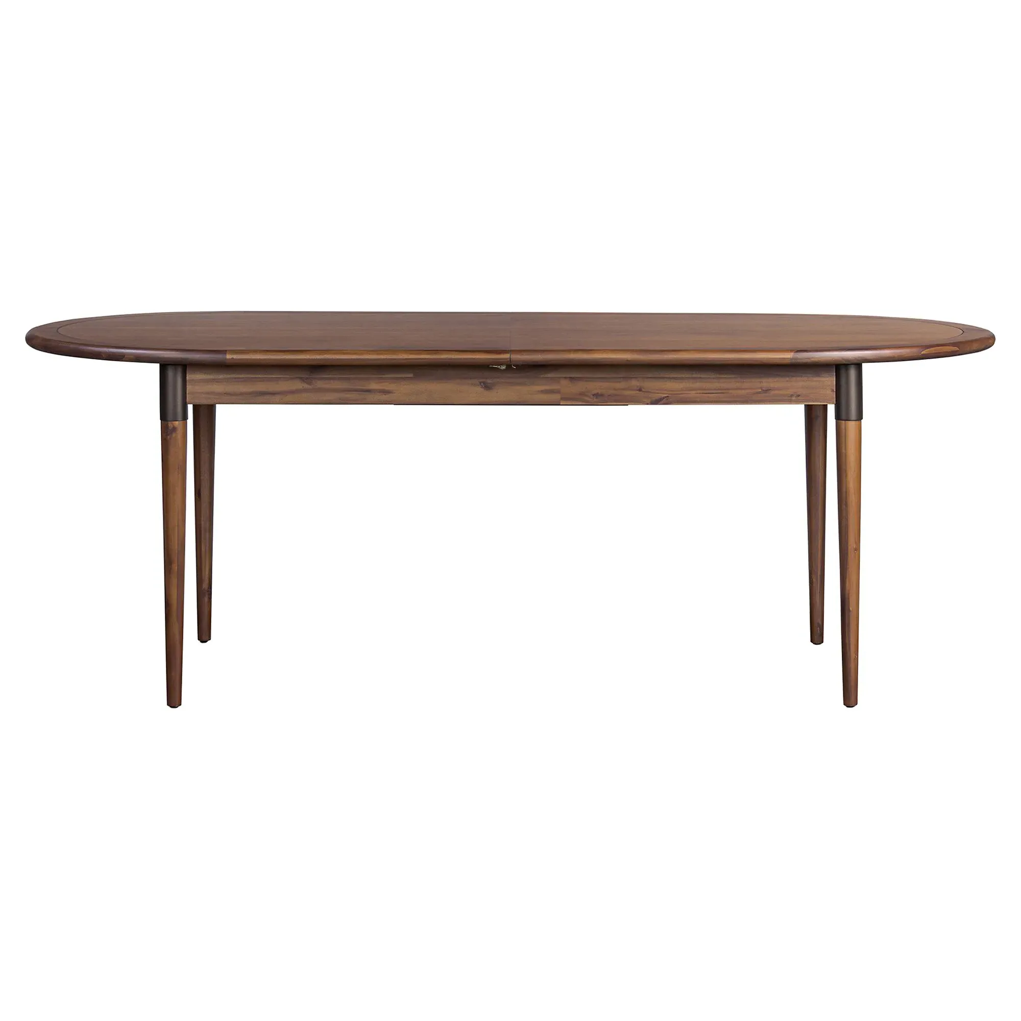 Hayden Oval Extendable Dining Table - Brown, Acacia image