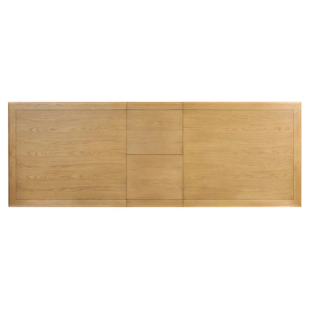 Hayden Rectangular Extendable Dining Table - Brown, Oak