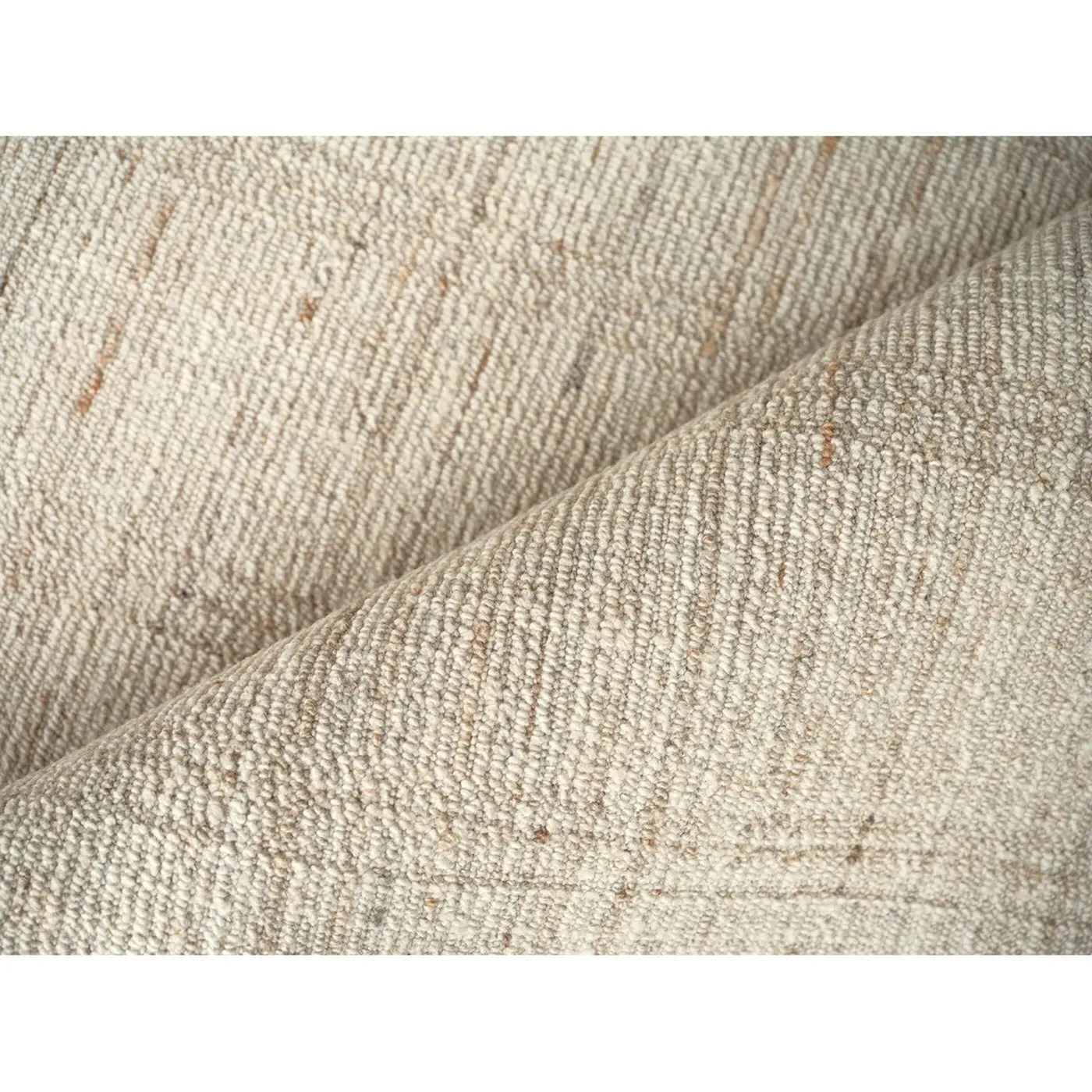 Hazel Hand Knotted Rug Sample - Beige, Wool