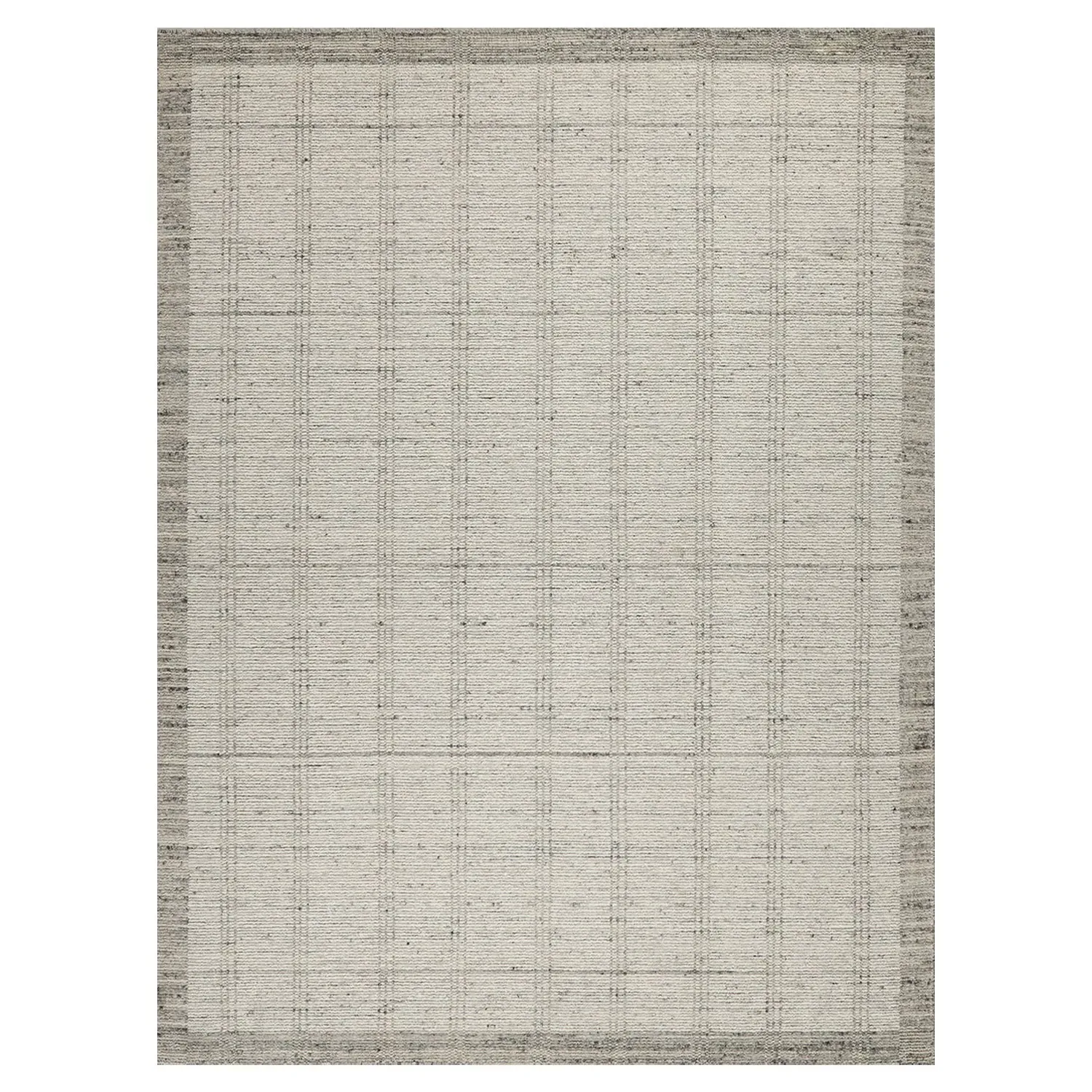 Hazel Hand Knotted Rug Sample - Silver, Wool image