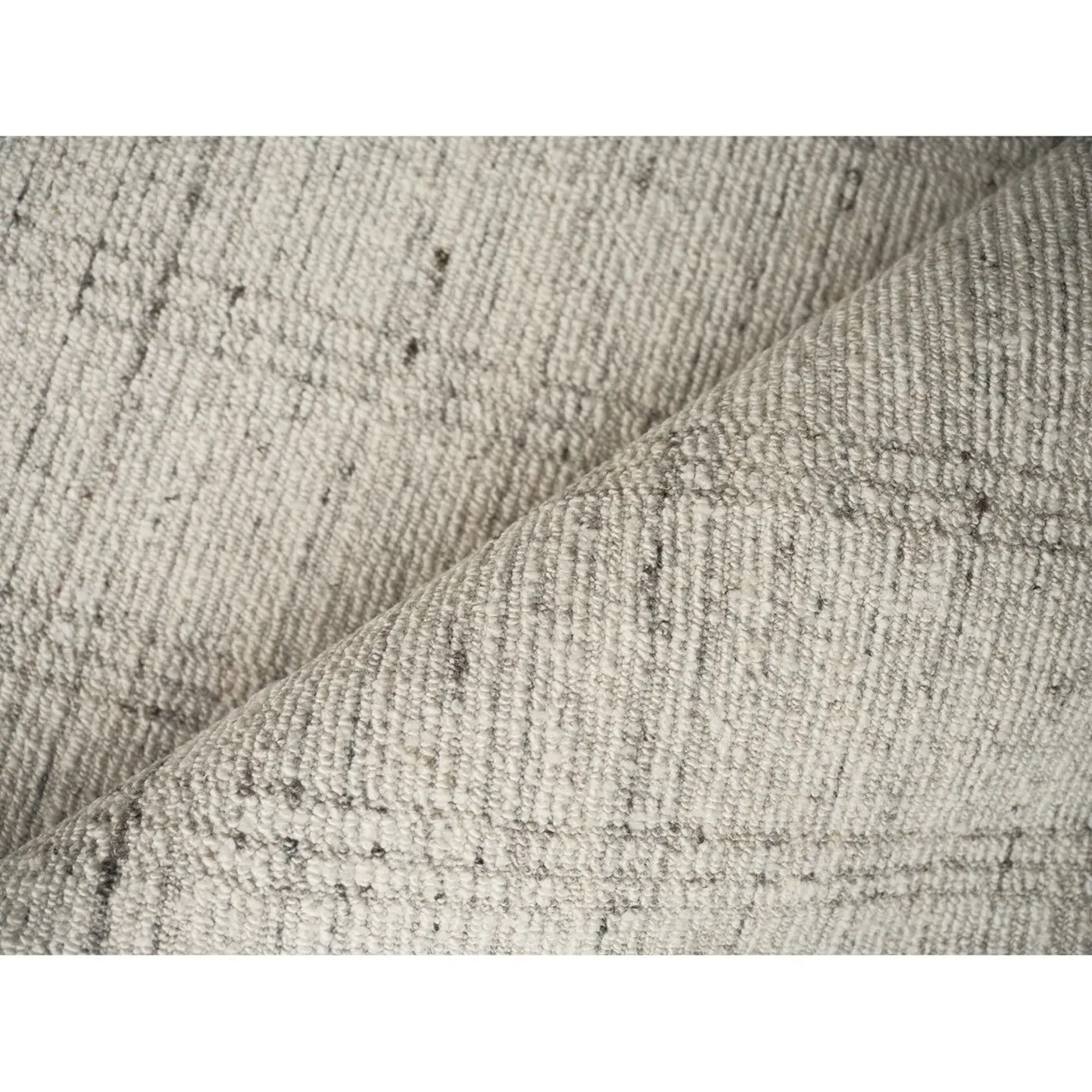Hazel Hand Knotted Rug - Silver, Wool