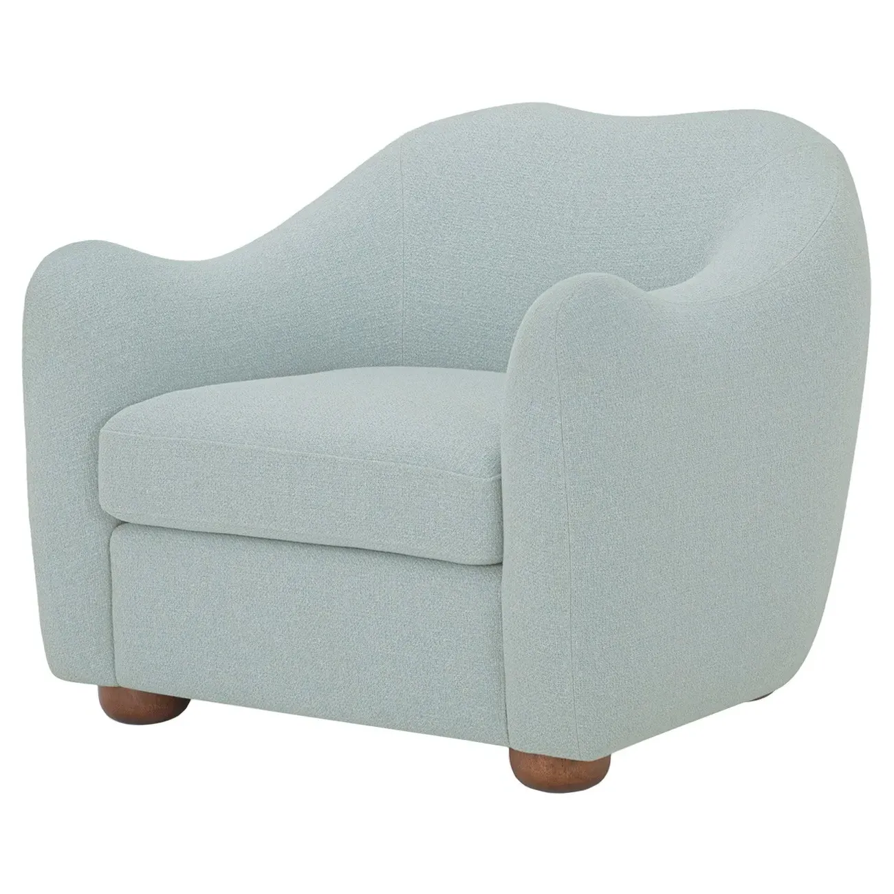 Heather Arm Chair - Light Blue