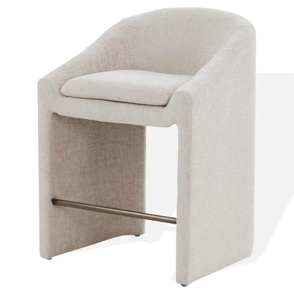 Heather Counter Stool - Cream, Wood