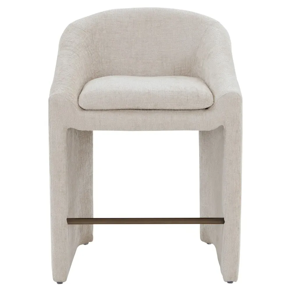 Heather Counter Stool - Cream, Wood